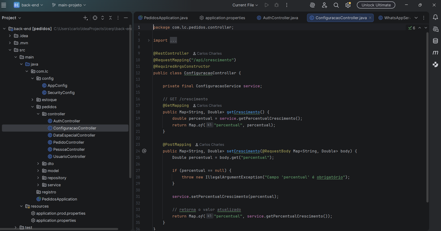 API Spring Boot